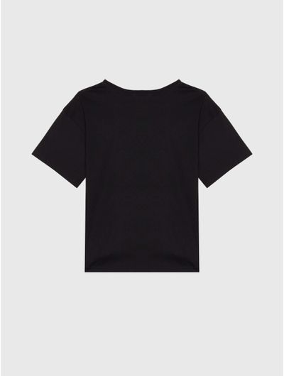 Playera-Calvin-Klein-Glitter-Niña-Negro