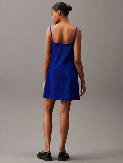 Vestido-Calvin-Klein-Mini-de-Tirantes-Mujer-Azul