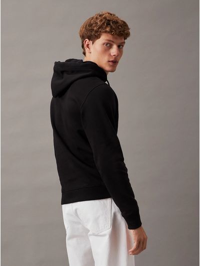 Sudadera-Calvin-Klein-Monograma-Hombre-Negro