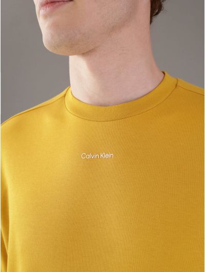 Playera-Calvin-Klein-Logo-Engomado-Hombre-Amarillo