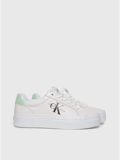 Tenis-Calvin-Klein-de-Piel-Mujer-Blanco