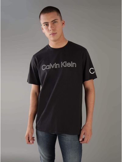 Playera-Calvin-Klein-con-Logo-Estampado-Hombre-Negro