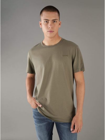 Playera-Calvin-Klein-con-Logo-Bordado-Hombre-Verde