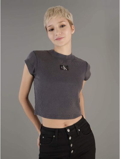 Top-Calvin-Klein-con-Logo-en-Etiqueta-Mujer-Gris