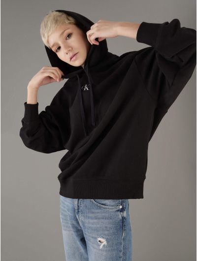 Sudadera-Calvin-Klein-con-Logo-en-Etiqueta-Mujer-Negro