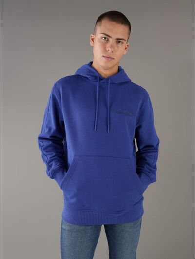 Sudadera-Calvin-Klein-con-Logo-en-Relieve-Hombre-Azul