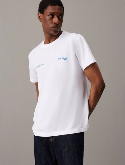 Playera-Calvin-Klein-Diseño-Bordado-Hombre-Blanco