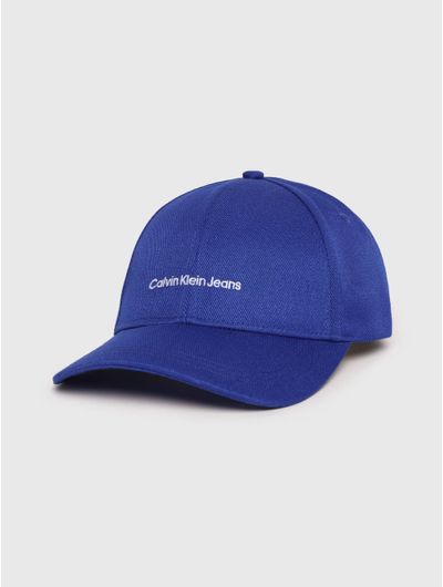 Gorra-Calvin-Klein-con-Logo-Bordado-Azul