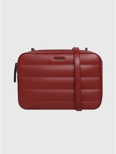 Bolsa-Crossbody-Calvin-Klein-con-Acabado-Capitonado-Mujer-Rojo