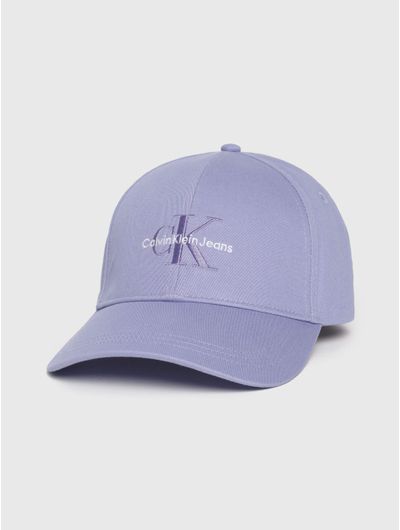 Gorra-Calvin-Klein-con-Logo-Bordado-Morado