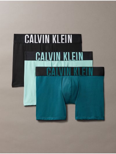 Boxers-Calvin-Klein-Intense-Power-Micro-Paquete-de-3-Hombre-Azul