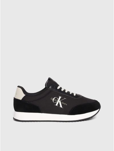 Tenis-Calvin-Klein-con-Logo-Lateral-Hombre-Negro