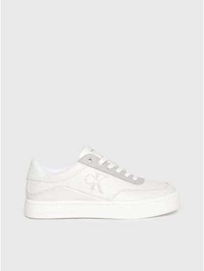 Tenis-Calvin-Klein-con-Monograma-Lateral-Mujer-Blanco