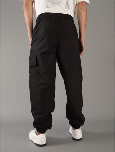 Pants-Calvin-Klein-con-Bolsillos-Cargo-Hombre-Negro