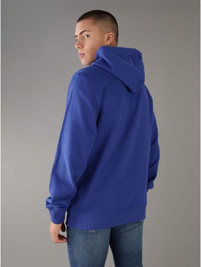 Sudadera-Calvin-Klein-con-Logo-en-Relieve-Hombre-Azul