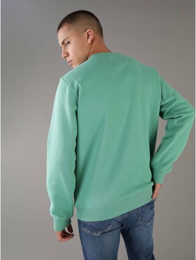 Sudadera-Calvin-Klein-con-Logo-Bordado-Hombre-Verde