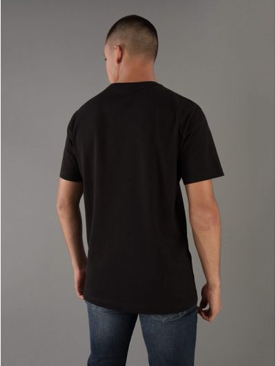 Playera-Calvin-Klein-con-Logo-Afelpado-Hombre-Negro