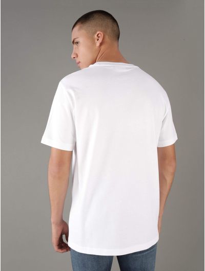 Playera-Calvin-Klein-con-Logo-Afelpado-Hombre-Blanco