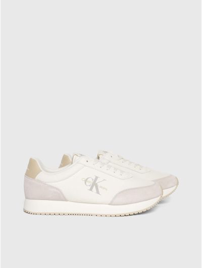 Tenis-Calvin-Klein-con-Logo-Lateral-Hombre-Beige