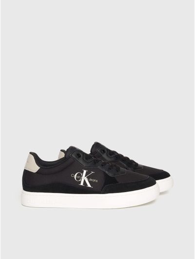 Tenis-Calvin-Klein-con-Monograma-Lateral-Hombre-Negro