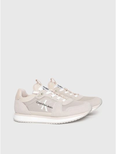 Tenis-Calvin-Klein-de-Piel-Mujer-Beige