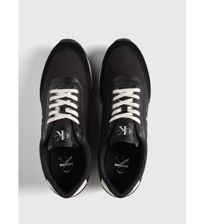 Tenis Calvin Klein con Logo Lateral Hombre Negro Tenis Calvin Klein calvinkleinmx