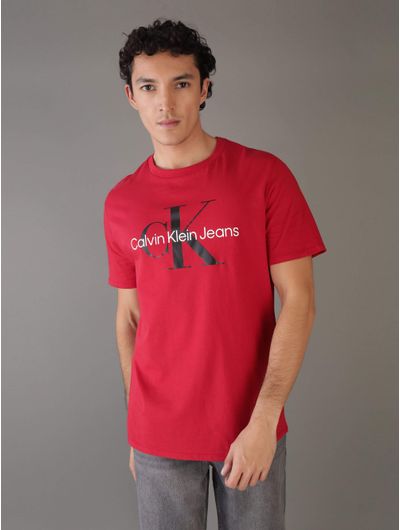 Playera-Calvin-Klein-con-Monologo-Hombre-Rojo