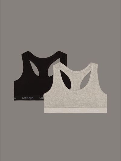 Bralettes-Calvin-Klein-con-Logo-en-Elastico-Paquete-de-2-Niña-Multicolor