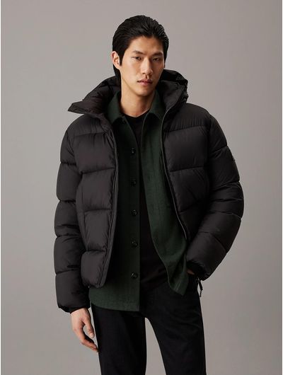 Chamarra-Calvin-Klein-Puffer-Plumas-Hombre-Negro