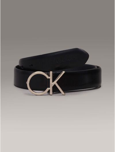 Cinturon-Calvin-Klein-de-Piel-Mujer-Negro