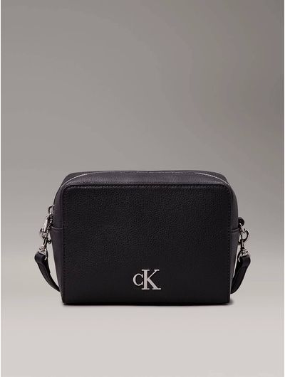 Bolsa-Calvin-Klein-Crossbody-Monograma-Metalico-Mujer-Negro