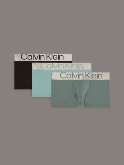 Trunks-Calvin-Klein-Reconsidered-Steel-Paquete-de-3-Hombre-Multicolor