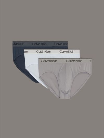 Briefs-Calvin-Klein-Microfiber-Stretch-Paquete-de-3-Hombre-Multicolor