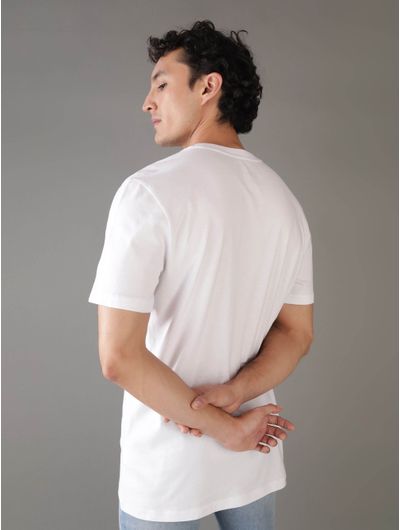 Playera-Calvin-Klein-con-Logo-en-Hombros-Hombre-Blanco
