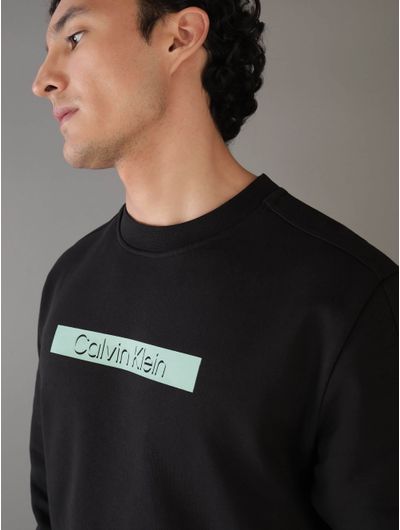 Sudadera-Calvin-Klein-con-Logo-Estampado-Hombre-Negro