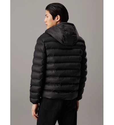 Chamarra Calvin Klein Puffer Hombre Negro Talla ECH