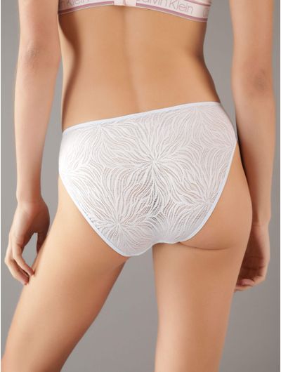 Bikini-Calvin-Klein-Sheer-Marquisette-Lace-Mujer-Azul