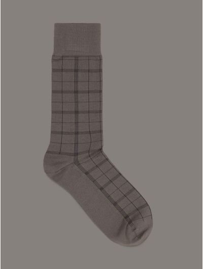 Calcetines-Calvin-Klein-Microfiber-Crew-Paquete-de-4-Hombre-Multicolor