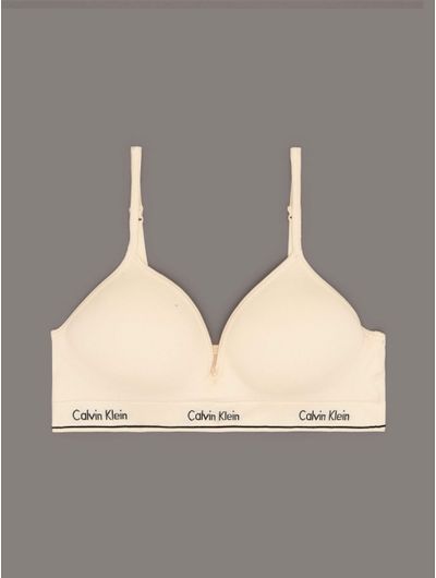 Bralettes-Calvin-Klein-con-Logo-Bajo-Paquete-de-2-Niña-Multicolor