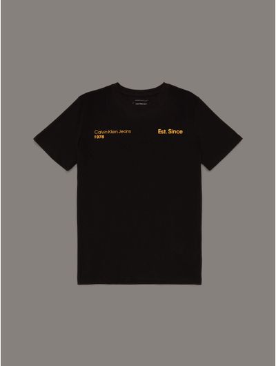 Playera-Calvin-Klein-EST-Since-1978-Niño-Negro