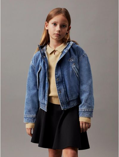 Chamarra-Calvin-Klein-Denim-Boxy-Monologo-Niña-Azul