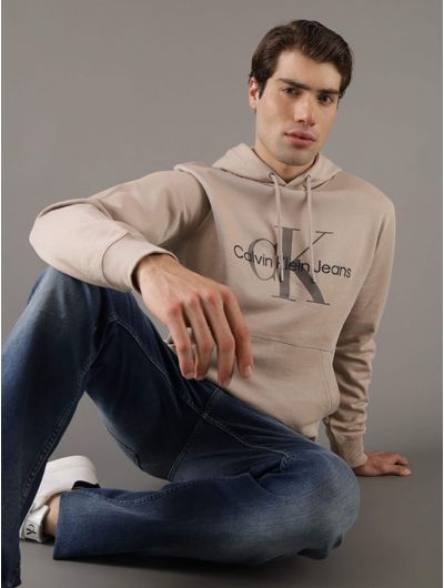 Sudadera-Calvin-Klein-con-Monologo-Estampado-Hombre-Beige