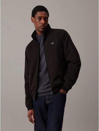 Chamarra-Calvin-Klein-Lona-de-Algodon-Hombre-Negro