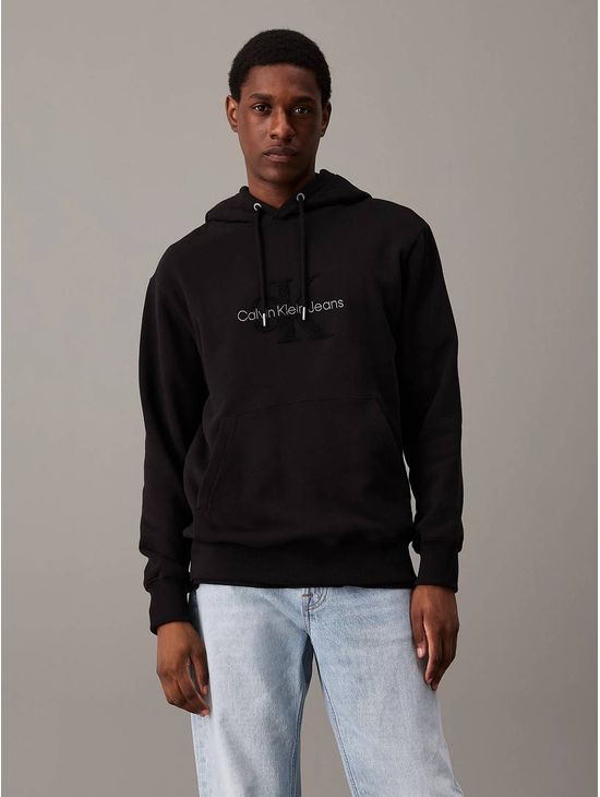 Sudadera-Calvin-Klein-Monologo-Terry-Hombre-Negro