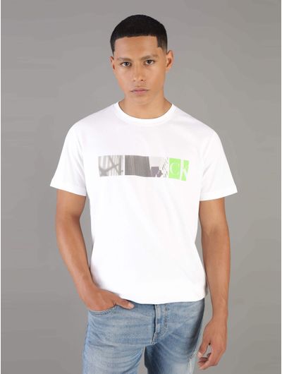 Playera-Calvin-Klein-Estampado-Hombre-Blanco