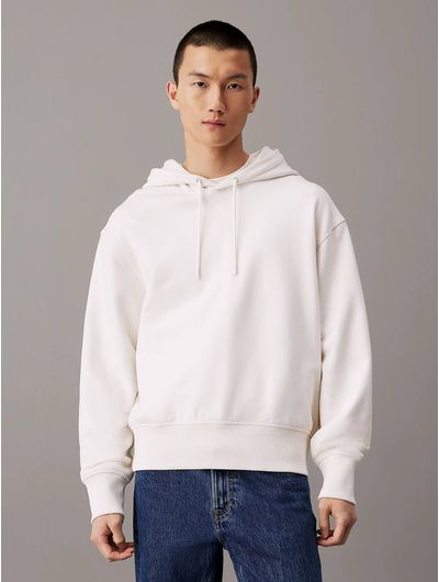 White sweatshirt calvin klein sale