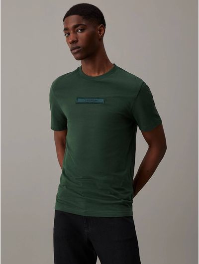 Playera-Calvin-Klein-Logo-Bordado-Hombre-Verde