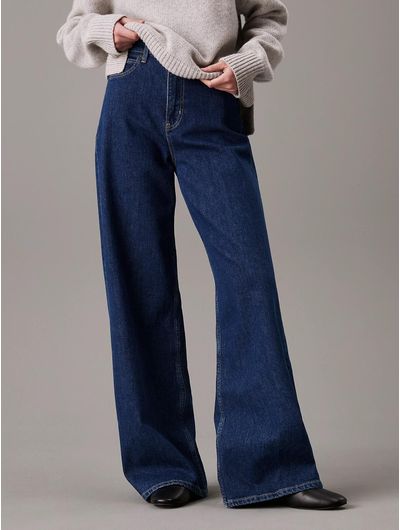 Jeans-Calvin-Klein-High-Rise-Wide-Leg-Mujer-Azul