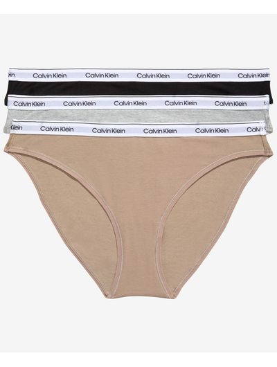 Bikinis-Calvin-Klein-Modern-Logo-Paquete-de-3-Mujer-Multicolor