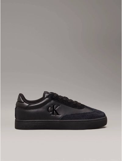 Tenis-Calvin-Klein-de-Piel-Hombre-Negro